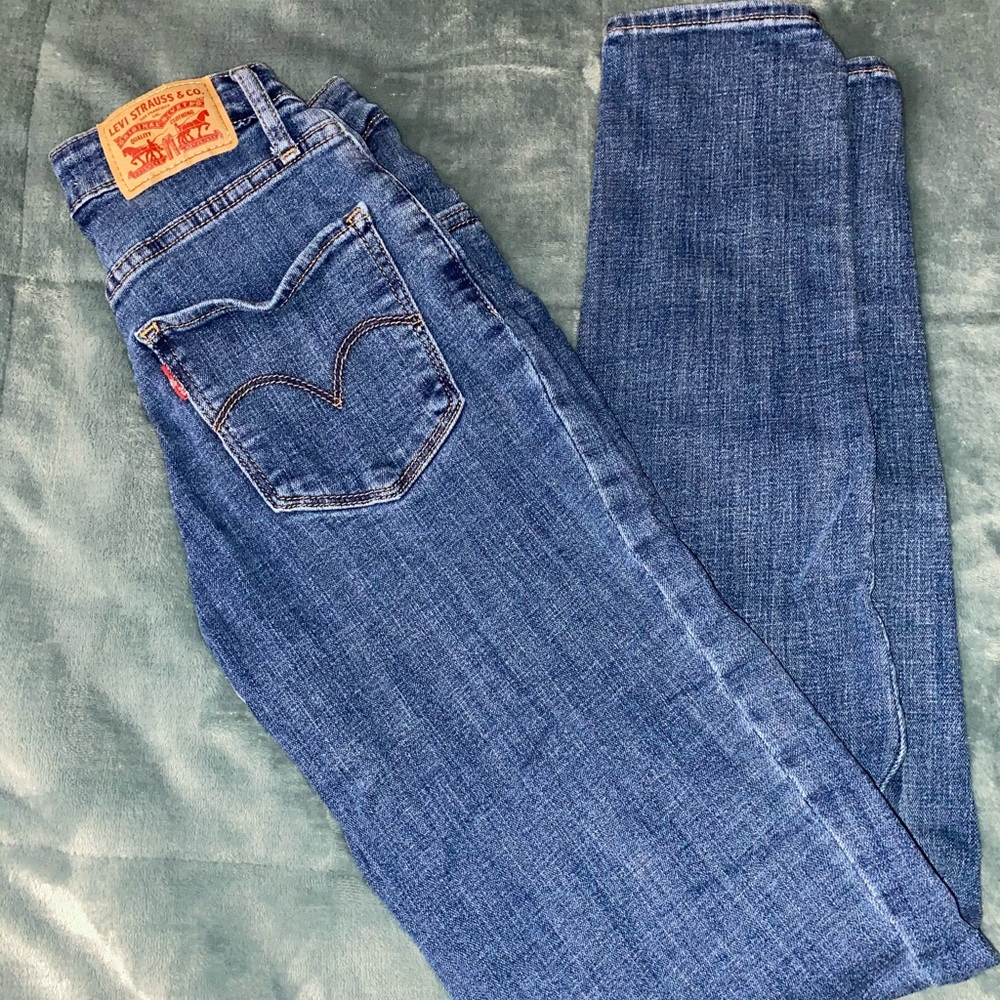 Levi 721 high rise skinny jeans